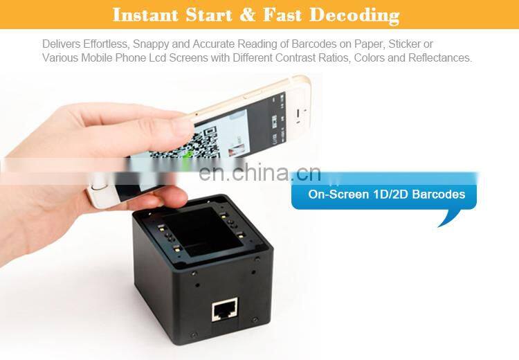 Rakinda RD4500L Long Distance Mobile QR Code Scanner Module Barcode Scanner White LED for Parking Lot Payment Access Control