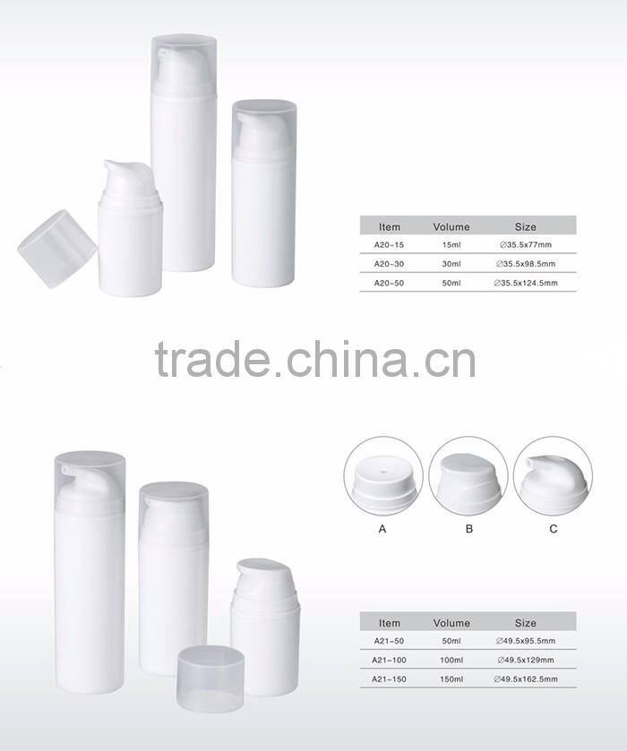 Manufacturer new design pet airless bottle,airless pump bottle