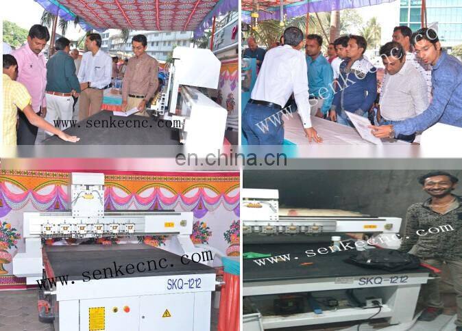 SKQ-3636 one head cut 2mm& 3mm glass stained glass cnc machine