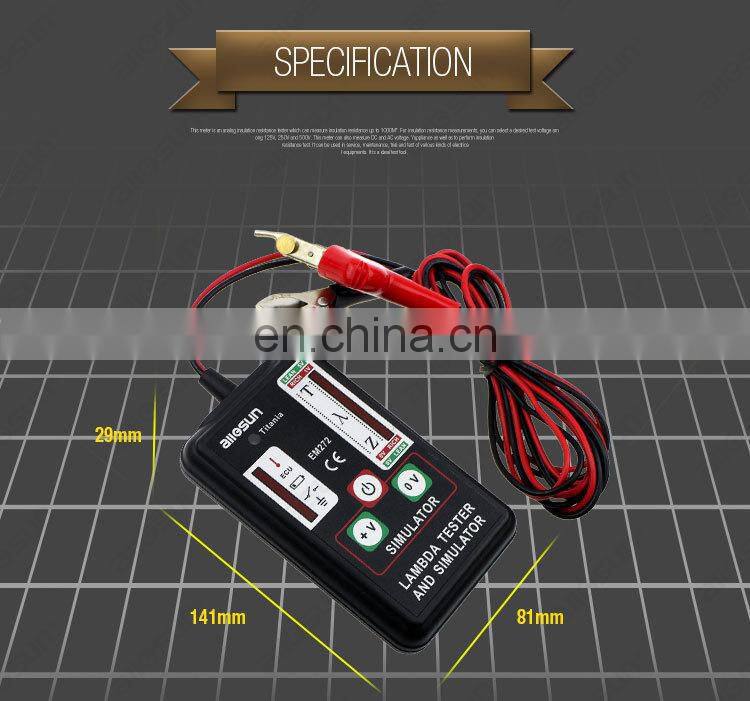 All-Sun EM272 Lambda Sensor tester & simulator test 1,2,3 and 4 wires sensors automotive test