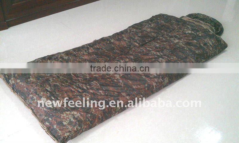 camouflage sleeping bag