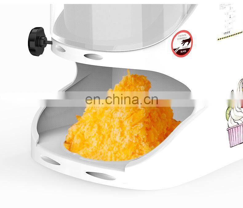 Electric motor commercial ice crusher ice block shaving machine/Shaved ice machine
