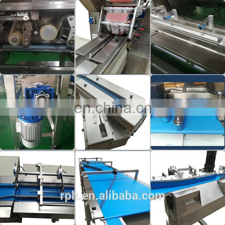 Automatic Flow pillow biscuit cookies protein bar cake bread chocolate bar multi-function packaging machines