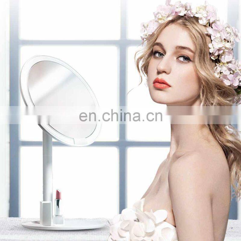 Xiaomi Mijia AMIRO Mirror Dimmable Adjustable Countertop 60 Degree 2000mAh Rotating Daylight Cosmetic Makeup Led Mirror