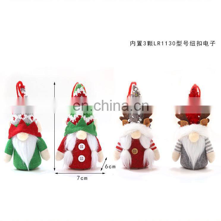 luminous Gnome LED Christmas Faceless Doll Christmas Decoration For Home Christmas Ornament Xmas Gift Navidad New Year 2023