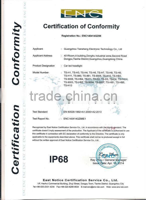 Canbus Easy Install AC/12V 30W led lamp LED Headlight Kit