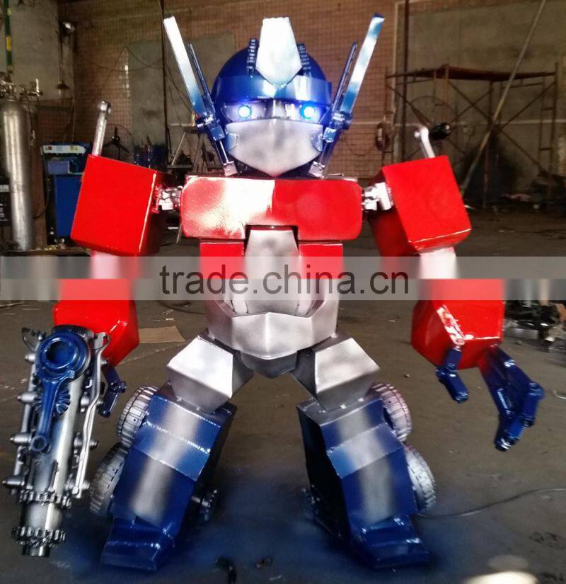 1.2 meters high Optimus prime famous modern sculpture