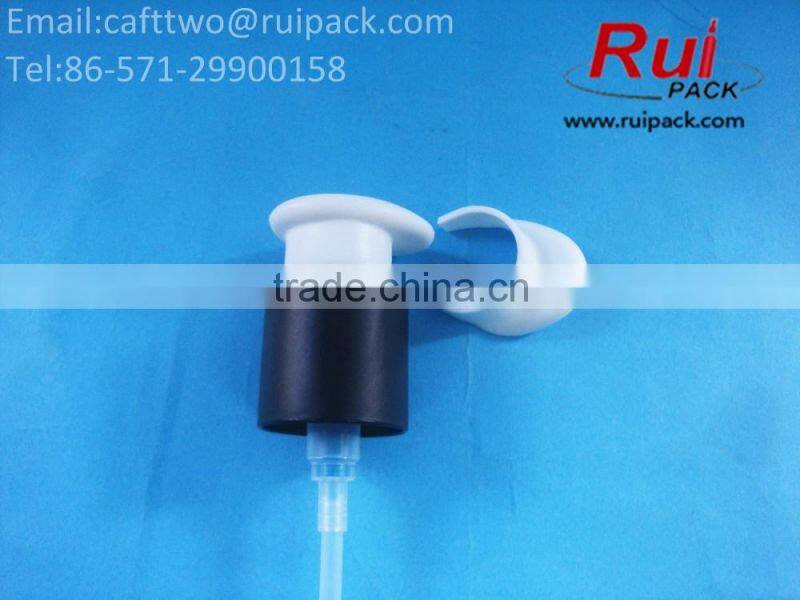 New! 24mm left-right treatment pump with special cover, matte/frosted cream pump with external spring