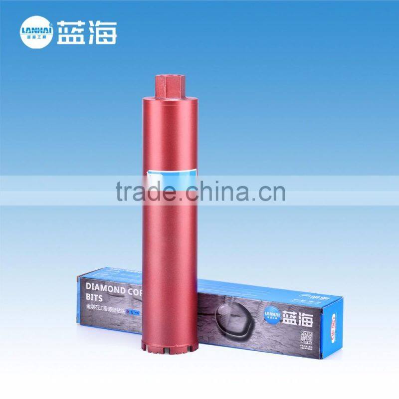 25-200mm*450MM Diamond Tip Hollow Core Drill Bit For Cutting Stone Granite Marble Reinforced Concrete