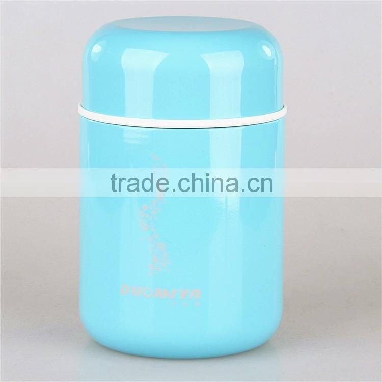 Newly Food Grade Promotional Fashional Concise large-caliber Double Wall Stainless Steel Vacuum Flask