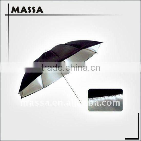 33" Photo Studio Reflective Black Golden Umbrella