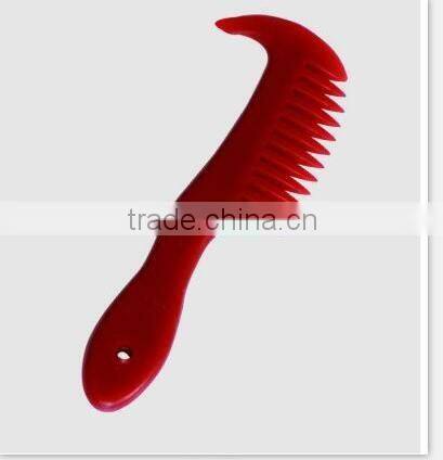 Plastic horse mane comb/equestriian