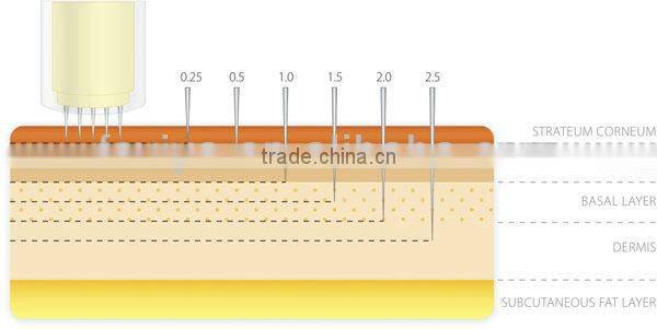 VY-969B Hottest Microneedle electric derma stamp/electric dermaroller metal body