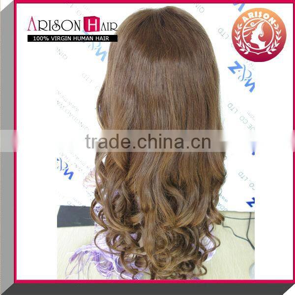 High quality virgin indian silk base full lace wig