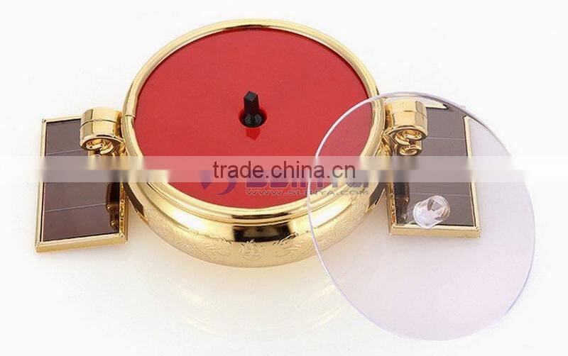 90mm DIA Round Luxury Jewelry Necklace Exhibition Solar Show Stand Platform