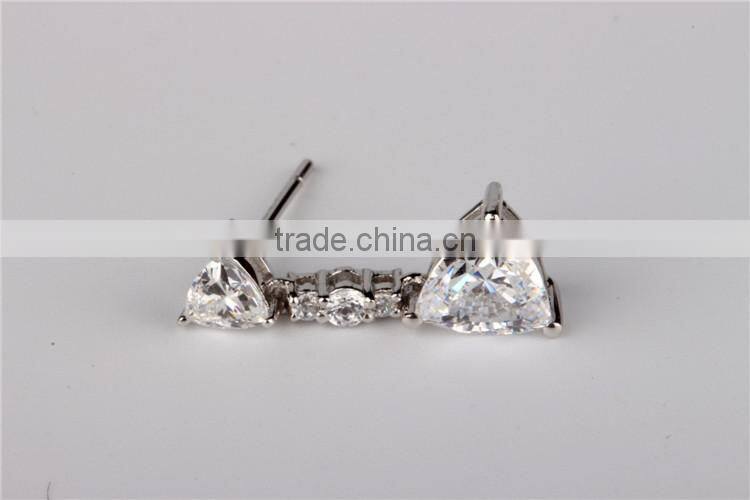 2015 Fashion Newest Design Brass Gold Plated Earring Jewelry