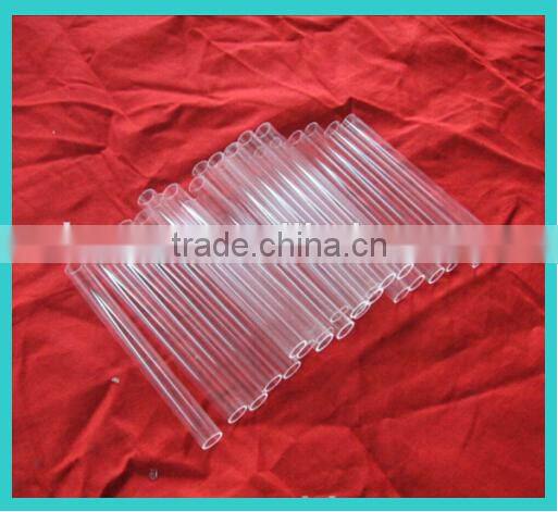 Transparent furnace glass quartz tube, clear glass tube