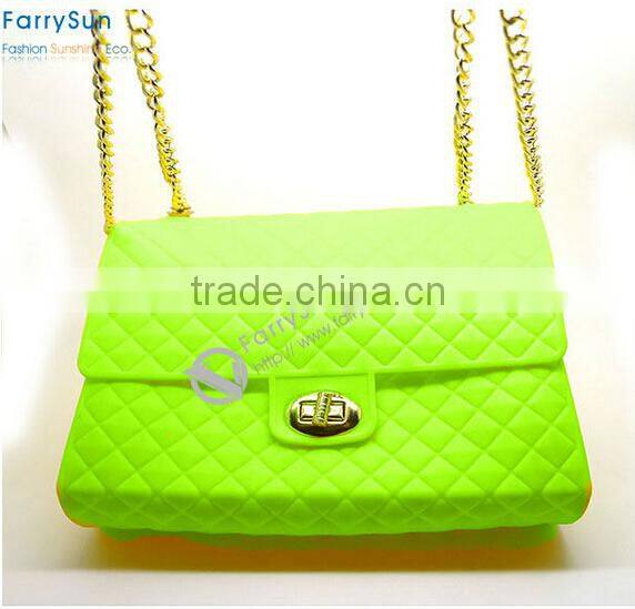 Fashion hanbag 2015, silicone jelly bag