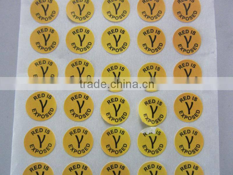 2014 gamma ray sterilization indicator label and ETO EO Steam sterilization