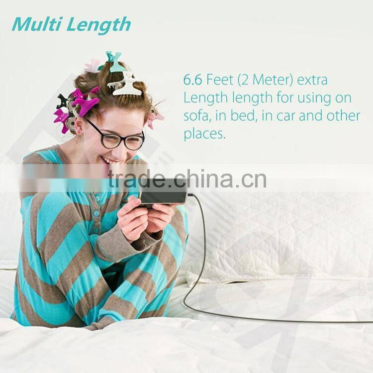 2016 Latest Design Fast Charge 24AWG Phone Micro USB 2.0 Data Cable