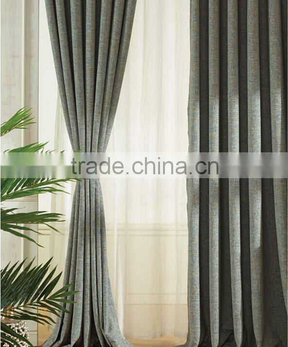 Guangzhou wholesale led window curtain fabric designs for living room office curtain