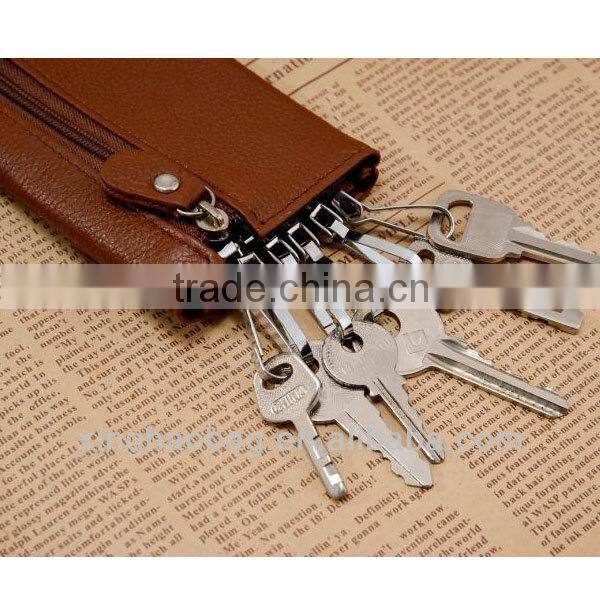 Cowhide leather bag high quality bag key holder 2014