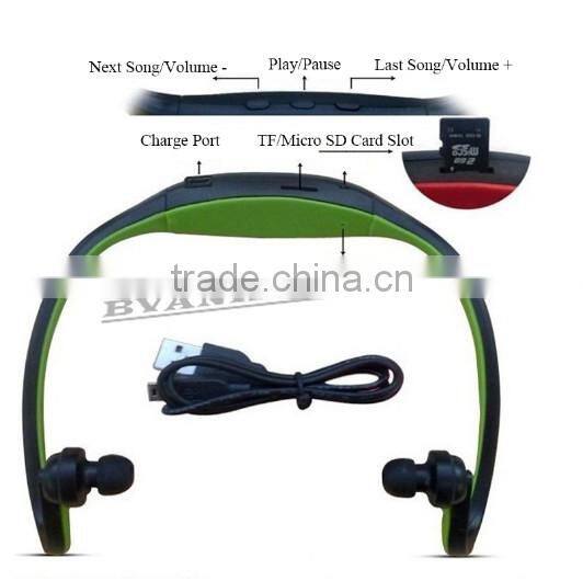 s9 Wireless Bluetooth 4.0 Earphone with with TF Card Slot