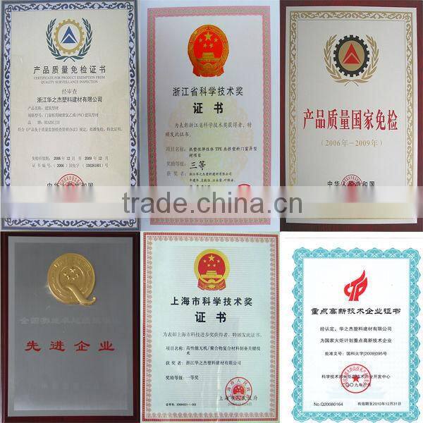 Huazhijie vinyl profile winodw profile