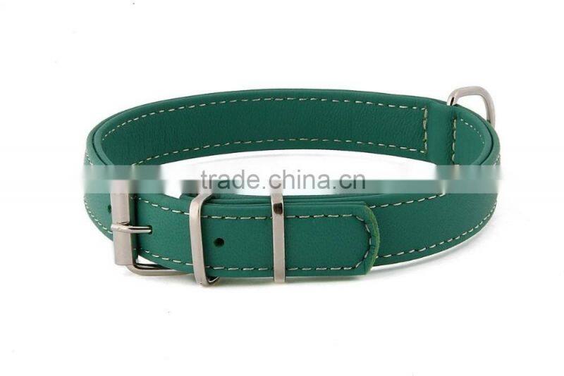 bulk dog collar belt factory supply leather dog leash made in china 2015
