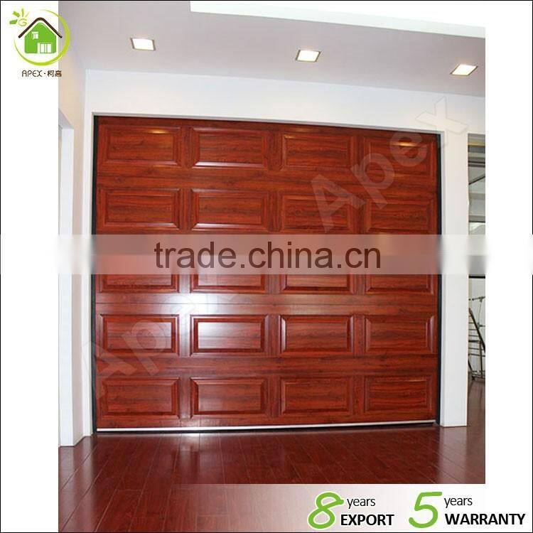 Automatic overhead garage door sectional garage door remote controlled