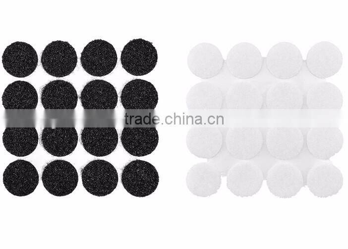 Nylon smooth loop side self-adhesive plastic hook loop dots
