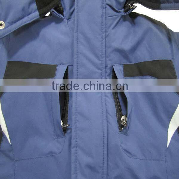 2013 New nylon taslon waterproof boys fashion blue ski suits for kids ski jackets and pants suits in ski & snow wear