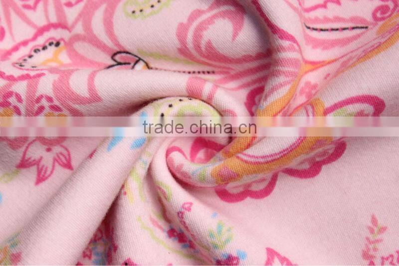 cotton spandex interlock fabric/interlock