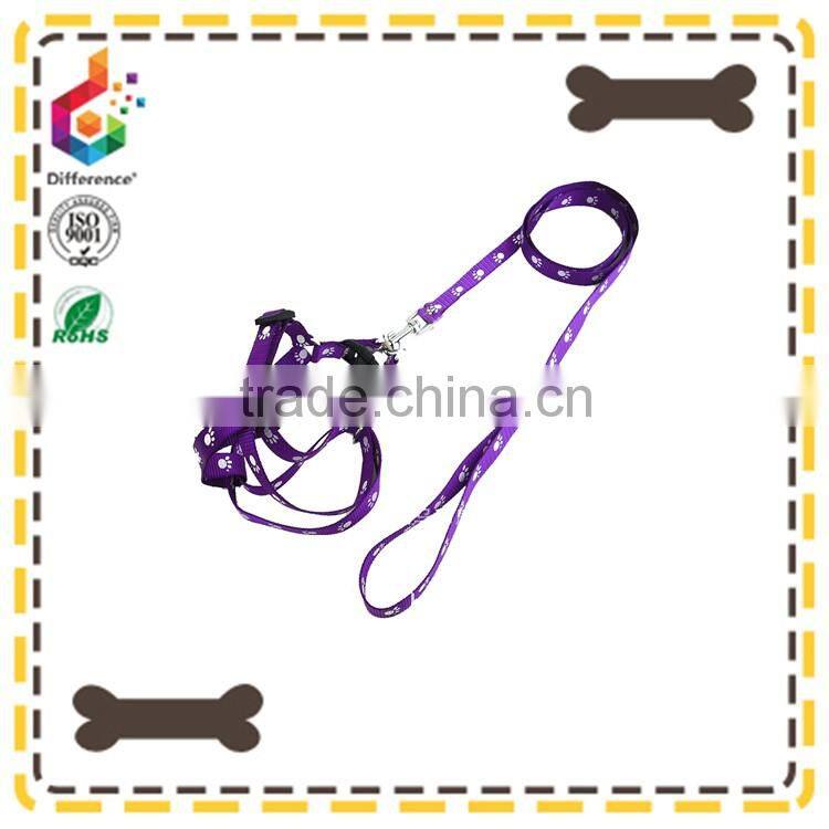 Customized ajustable nylon rope dog leashes