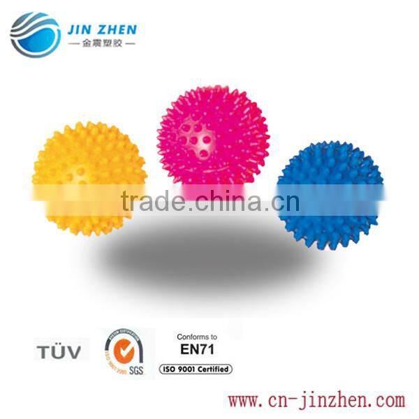 promotional manufacturer offer 9cm spiky shape massage ball body arm pain stress relief mini massage ball