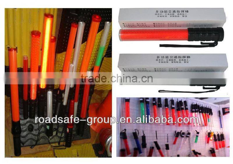 2014 New products led flash police stick /safety baton /traffic baton