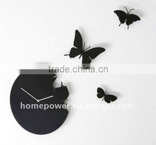 Butterfly clock wall supplier from China