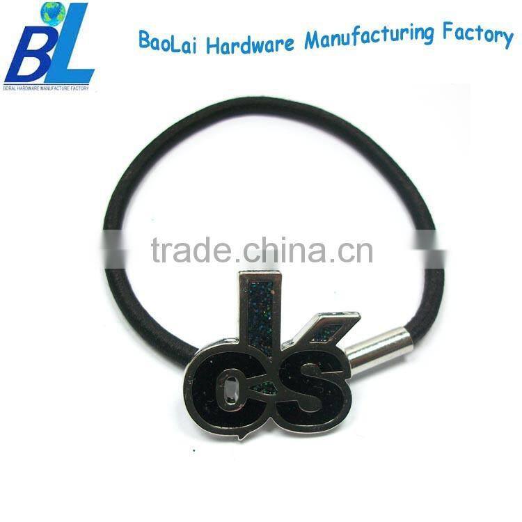 Letter shape metal ornament decorative hair accessory for party