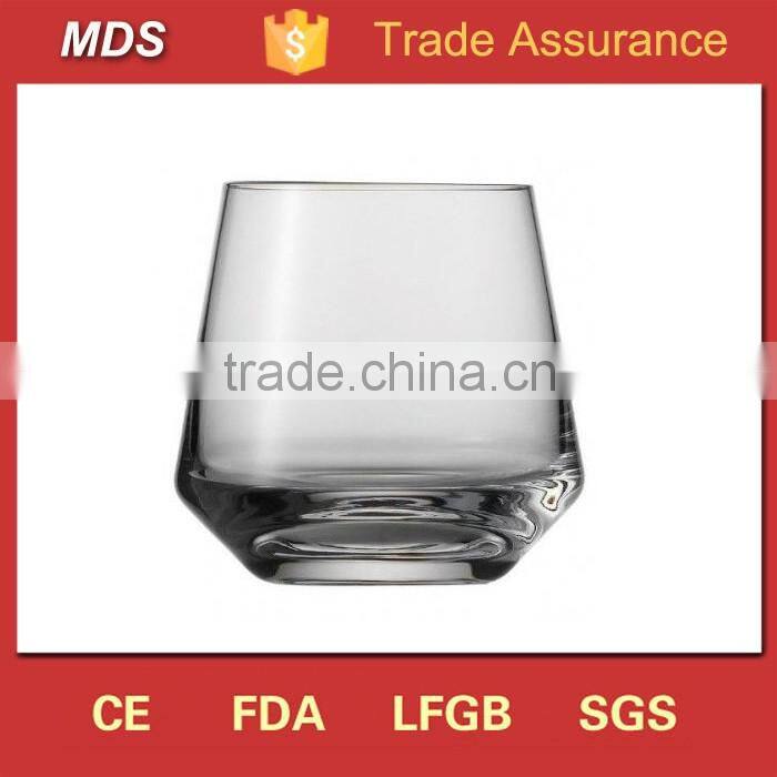 Sale double wall clear glass mug without handle