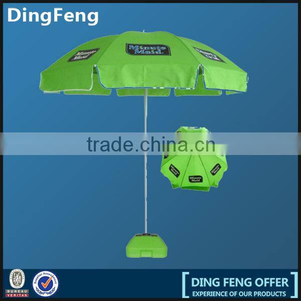 TNT fabric 200cm*8k beach umbrella with logo printed design made in China