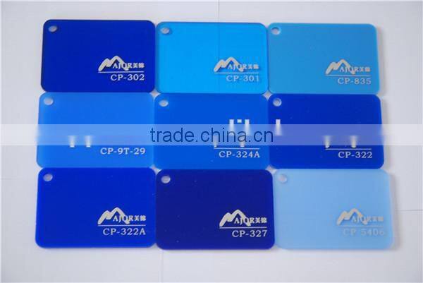 colored clear transparent hard plastic glass sheet
