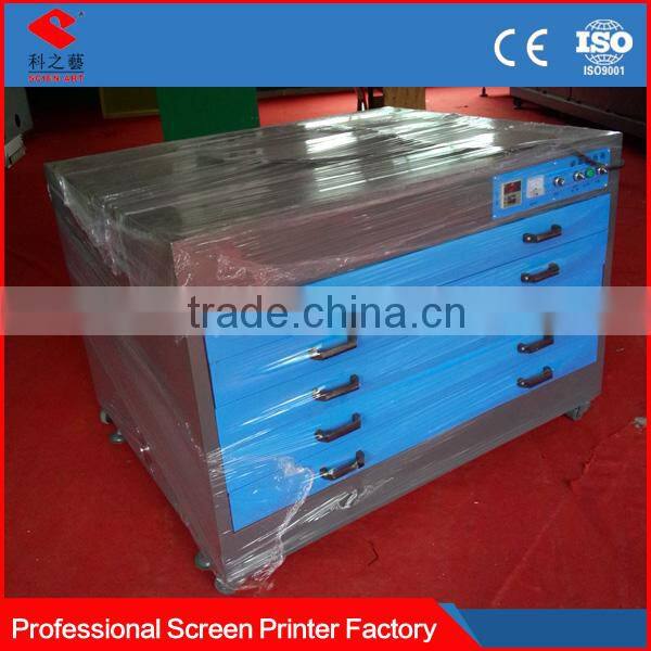max 800*1000mm screen frame size electric screen printing drying oven