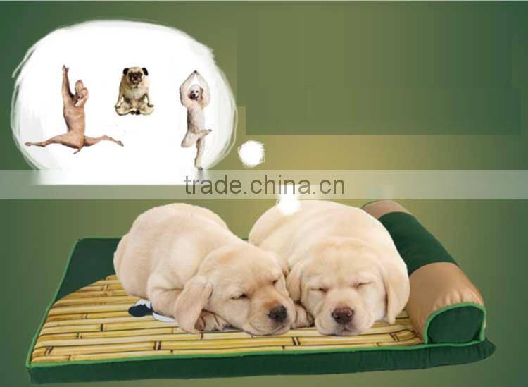 S:88*50*17cm dog mat unilateral animal mat with panda bamboo shaped