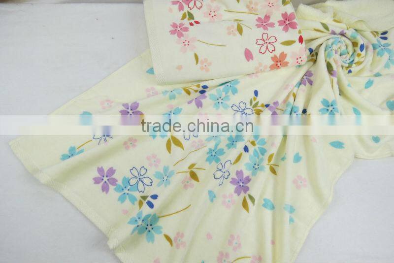 Manufacturer direct marking 100%Cotton and high absorbent custom printed household towels
