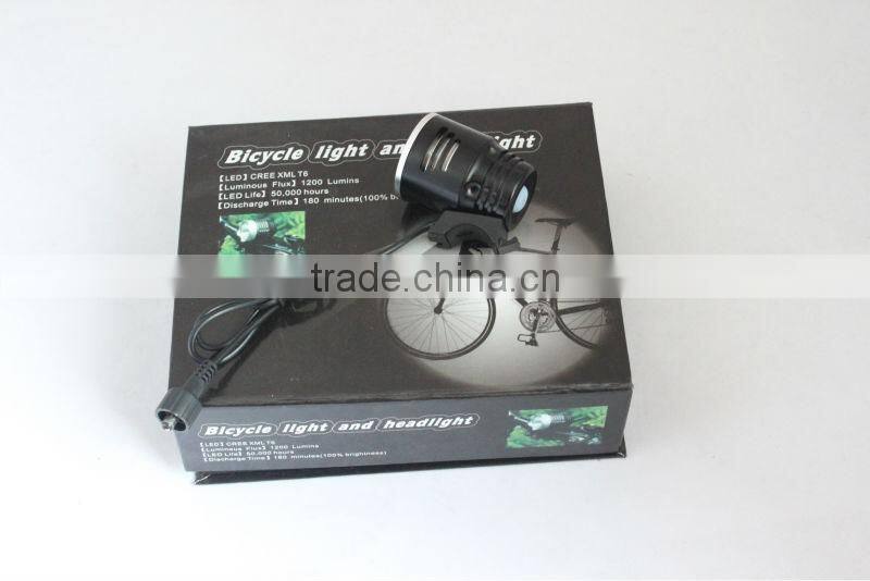 aluminum led bicycle light rechargeable LED bike lamp
