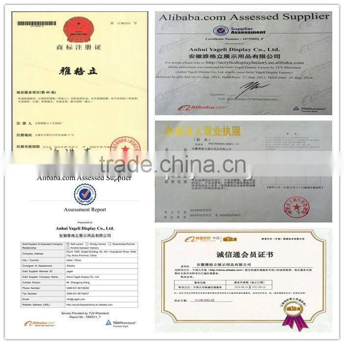 Acrylic photo frame Double-side magnetic crystal clear picture photo frame