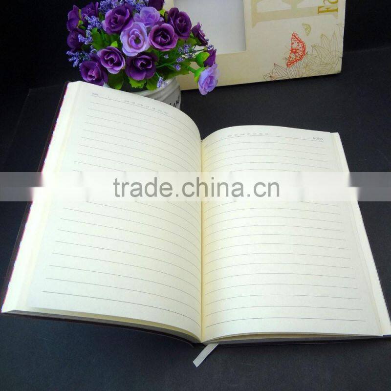 pink pu leather butterfly shape die cut notebook