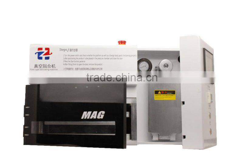 2015 Upgraded! UYUE MAG968 all in one vacuum oca laminating machine, with automatic built-in bubble remover for 12 inch screen