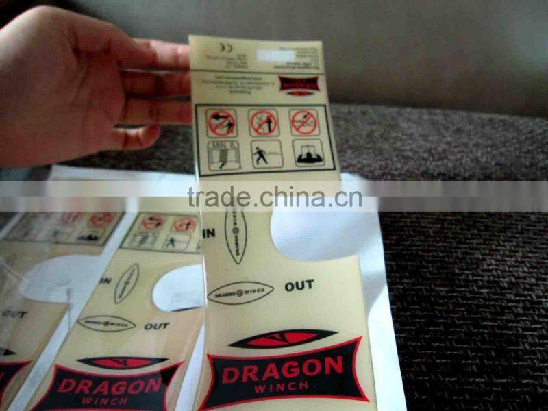 uv-resistant pu resin epoxy stickers (M-EP285)