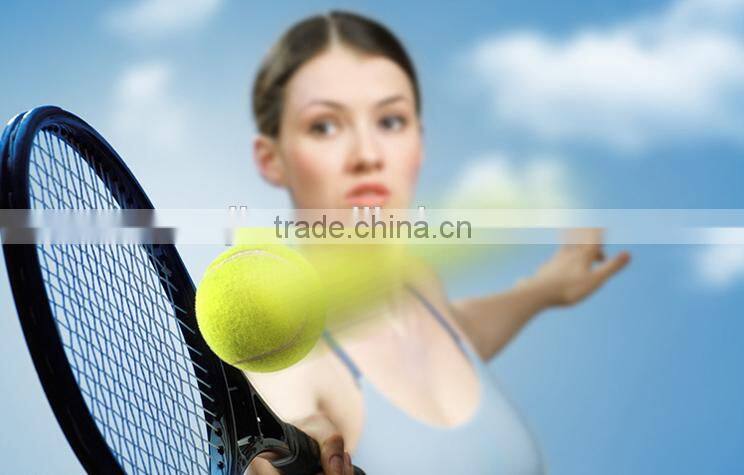 Custom painting tennis racket, Tennis racquet with carbon fiber frame, polyester face net